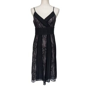Ann Taylor Loft strap flowy lace dress size‎ 4